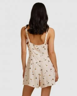 BILLABONG Feelin Peachy Romper PEACHES -Women Clothing Shop abjwd00407 billabongw pec bck1