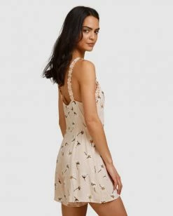 BILLABONG Feelin Peachy Romper PEACHES -Women Clothing Shop abjwd00407 billabongw pec sd2