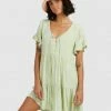 BILLABONG Hot Tropics Mini Dress SEA BLUE