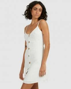BILLABONG Sweet For Ya Mini Dress SALT CRYSTAL