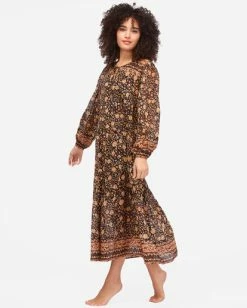 BILLABONG Storm Rider Shift Midi Dress OFF BLACK 8 BILLABONG Storm Rider Shift Midi Dress OFF BLACK -Women Clothing Shop abjwd00450 billabongw ofb sd1