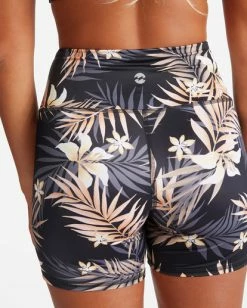 BILLABONG Safari Nights Bike Shorts BLACK PEBBLE -Women Clothing Shop abjwh00110 billabongw bpb dtl1
