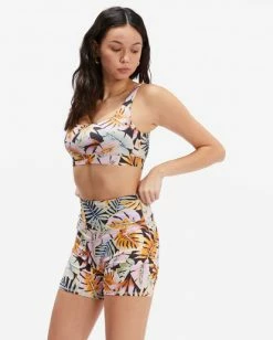 BILLABONG Paradise Bike Shorts BLACK PEBBLE 7 BILLABONG Paradise Bike Shorts BLACK PEBBLE -Women Clothing Shop abjwh00111 billabongw bpb sd1