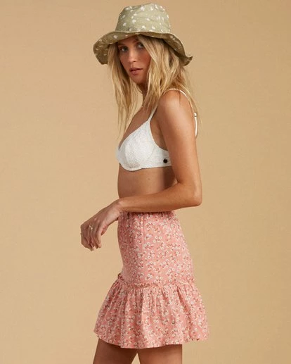 BILLABONG Salty Blonde Upside Skirt PEACH OUT 3 BILLABONG Salty Blonde Upside Skirt PEACH OUT - Image 3