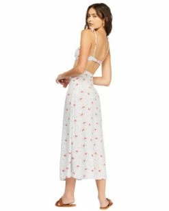BILLABONG Flirty Daze Midi Skirt ICE BLUE -Women Clothing Shop abjwk00116 billabongw icb bck1