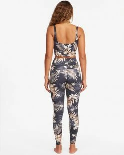 BILLABONG Safari Nights Leggings BLACK PEBBLE -Women Clothing Shop abjwr00142 billabongw bpb bck1