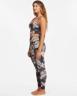 BILLABONG Safari Nights Leggings BLACK PEBBLE -Women Clothing Shop abjwr00142 billabongw bpb sd1