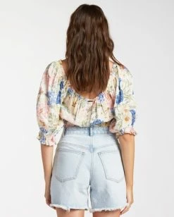 BILLABONG Royal Wear Top MULTI -Women Clothing Shop abjwt00162 billabongw mul bck1
