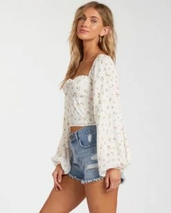 BILLABONG Love Somebody Top SALT CRYSTAL -Women Clothing Shop abjwt00165 billabongw scs sd1