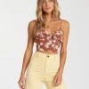 BILLABONG Wild Run Top CHOCOLATE