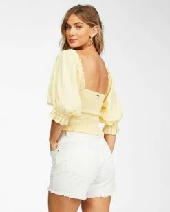 BILLABONG Feeling Groovy Top SUNBEAM 9 BILLABONG Feeling Groovy Top SUNBEAM -Women Clothing Shop abjwt00192 billabongw ydz0 bck1