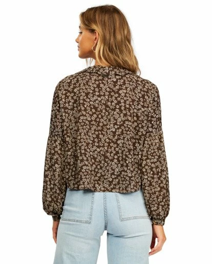 BILLABONG Meant To Be Top OFF BLACK 3 BILLABONG Meant To Be Top OFF BLACK - Image 3