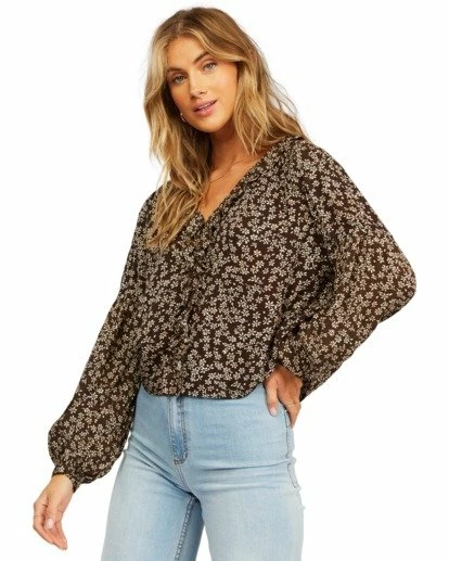 BILLABONG Meant To Be Top OFF BLACK 2 BILLABONG Meant To Be Top OFF BLACK - Image 2