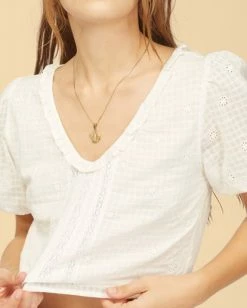 BILLABONG Wrangler Simply Sweet Top SALT CRYSTAL -Women Clothing Shop abjwt00203 billabongw scs dtl1