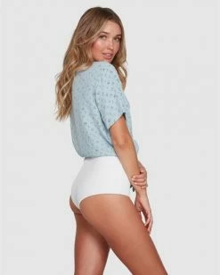 BILLABONG Sea Mist Top BLUE -Women Clothing Shop abjwt00209 billabongwg blu sd1