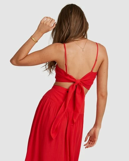 BILLABONG Mrs. Miller Top FIESTA RED 3 BILLABONG Mrs. Miller Top FIESTA RED - Image 3