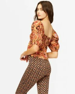 BILLABONG You Wish Crop Top MULTI -Women Clothing Shop abjwt00222 billabongw mul bck1