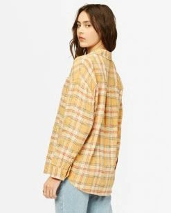 BILLABONG Easy Breezy Long Sleeve Top MULTI -Women Clothing Shop abjwt00227 billabongw gdd bck1