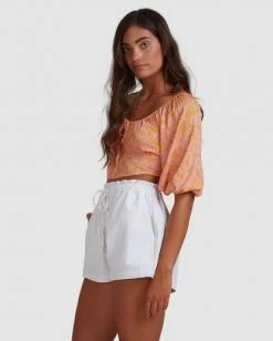 BILLABONG Summer Sun Top CORAL -Women Clothing Shop abjwt00245 billabongw crl sd1