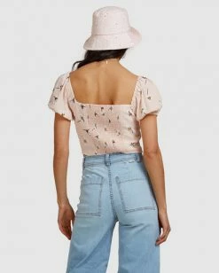 BILLABONG Feelin Peachy Top PEACHES 9 BILLABONG Feelin Peachy Top PEACHES -Women Clothing Shop abjwt00276 billabongw pec bck1