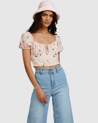BILLABONG Feelin Peachy Top PEACHES 1 BILLABONG Feelin Peachy Top PEACHES