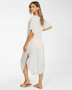 BILLABONG Runaway Beach Cover Up SALT CRYSTAL -Women Clothing Shop abjx600117 billabongw scs bck1