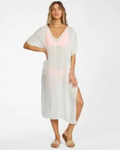 BILLABONG Runaway Beach Cover Up SALT CRYSTAL