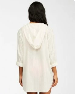 BILLABONG Same Story Beach Cover-Up Hoodie SALT CRYSTAL -Women Clothing Shop abjx600145 billabongw scs bck1