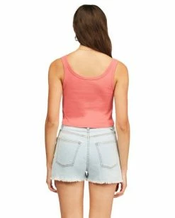 BILLABONG Seek Bliss Tank Top VINTAGE RED -Women Clothing Shop abjzt00162 billabongw rvi bck1