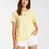 BILLABONG Blue Skies Short Sleeve T-Shirt MIMOSA