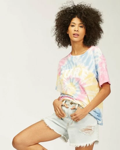 BILLABONG Surf Tie-Dye T-Shirt MULTI 1 BILLABONG Surf Tie-Dye T-Shirt MULTI
