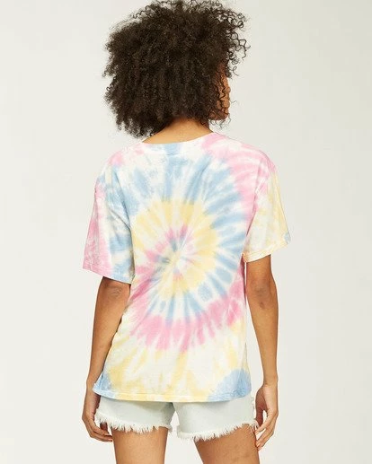 BILLABONG Surf Tie-Dye T-Shirt MULTI 2 BILLABONG Surf Tie-Dye T-Shirt MULTI - Image 2