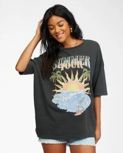 BILLABONG Summer Tour T-Shirt OFF BLACK