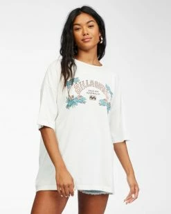 BILLABONG Heritage Palms T-Shirt SALT CRYSTAL
