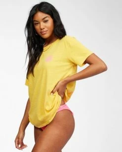 BILLABONG High On Summertime T-Shirt SUNFLOWER 6 BILLABONG High On Summertime T-Shirt SUNFLOWER -Women Clothing Shop abjzt00264 billabongw snf sd1