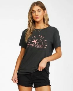 BILLABONG This Is The Life T-Shirt OFF BLACK