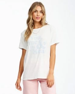 BILLABONG You Me And The Sea T-Shirt SALT CRYSTAL