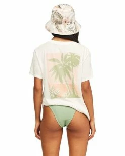 BILLABONG Life Is Sweet T-Shirt SALT CRYSTAL -Women Clothing Shop abjzt00297 billabongw scs bck1