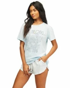 BILLABONG Flower Power T-Shirt DREAM BLUE