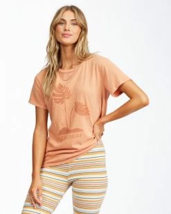 BILLABONG Sweet Leaves T-Shirt SANDSTONE