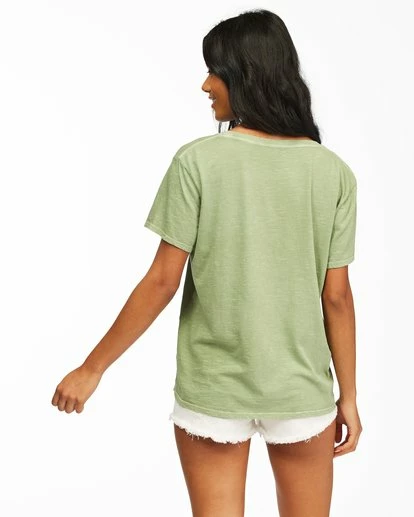 BILLABONG Stay Golden T-Shirt SAFARI GREEN 3 BILLABONG Stay Golden T-Shirt SAFARI GREEN - Image 3
