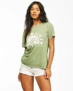 BILLABONG Stay Golden T-Shirt SAFARI GREEN