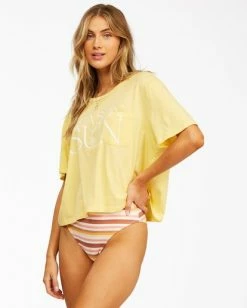 BILLABONG Best Season T-Shirt STAY GOLDEN -Women Clothing Shop abjzt00317 billabongw yfw0 sd1