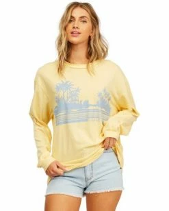 BILLABONG Off To The Beach Long Sleeve T-Shirt STAY GOLDEN