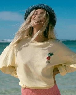 BILLABONG Surfer Girl Long Sleeve T-Shirt SUNLIGHT