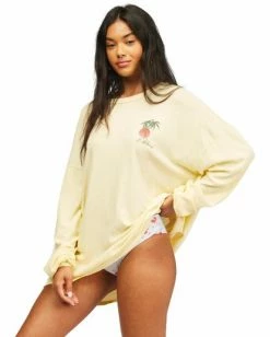 BILLABONG Surfer Girl Long Sleeve T-Shirt SUNLIGHT 6 BILLABONG Surfer Girl Long Sleeve T-Shirt SUNLIGHT -Women Clothing Shop abjzt00367 billabongw sut sd1