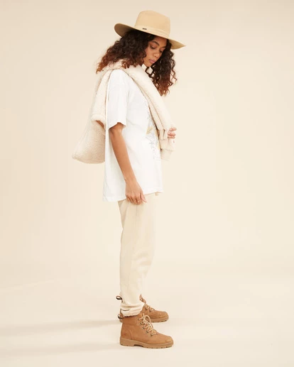 BILLABONG Be Natural Boyfriend T-Shirt SALT CRYSTAL 3 BILLABONG Be Natural Boyfriend T-Shirt SALT CRYSTAL - Image 3