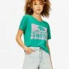 BILLABONG Go Your Own Way Overdyed Boyfriend T-Shirt EMERALD