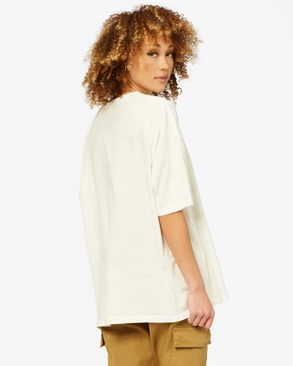 BILLABONG Be Kind Boyfriend T-Shirt SALT CRYSTAL 4 BILLABONG Be Kind Boyfriend T-Shirt SALT CRYSTAL - Image 4