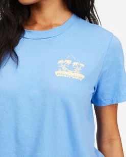 BILLABONG Sunny Days Crewneck T-Shirt SURFSIDE -Women Clothing Shop abjzt00478 billabongw ssd dtl1